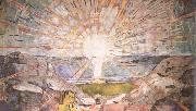 Edvard Munch Sun oil painting on canvas